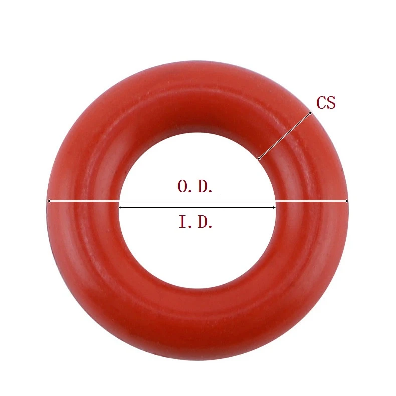Oxidation red Silicone O-rings 2 Oxidation red Silicone O-rings 2